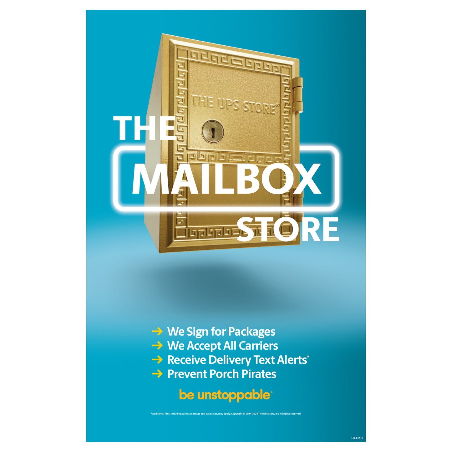 Wall Poster - THE MAILBOX STORE [GX-13A]