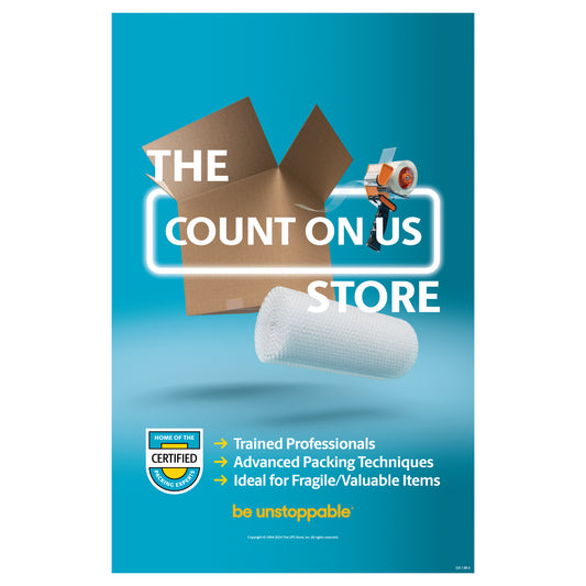 Wall Poster - THE COUNT ON US STORE [GX-13B]